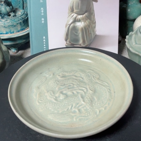 朝*汝窑瓷洗器型美观大方