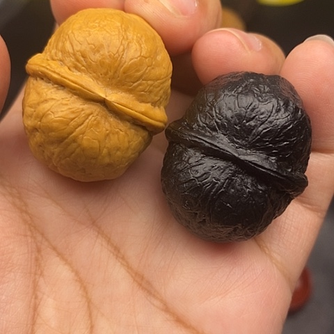 文玩核桃把件37尺寿星元宝