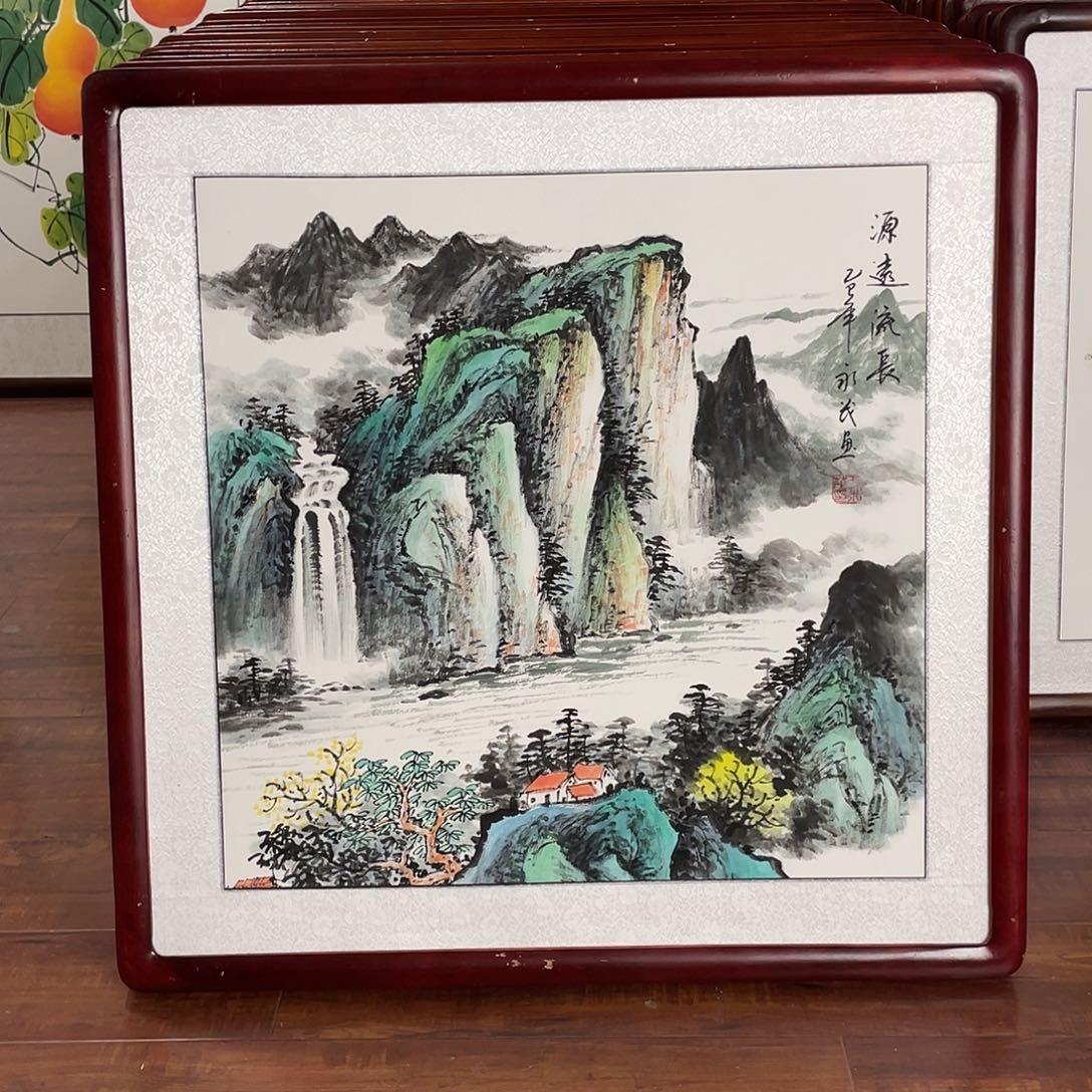 国画带框尺寸63*63厘米