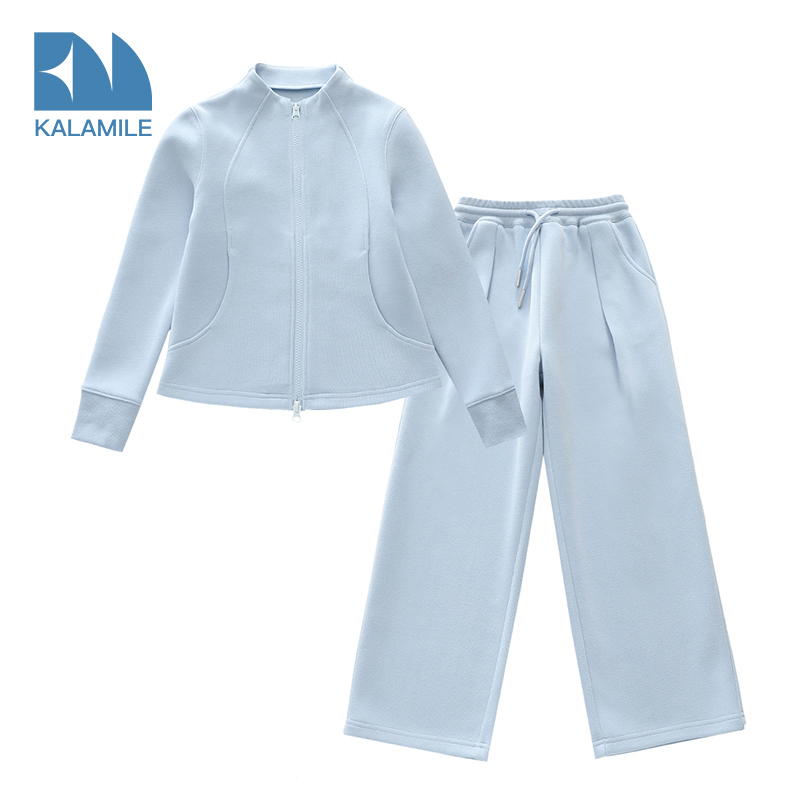 KALAM1LE【自由简易】儿童亲子款春季休闲百搭修身套装 C2013