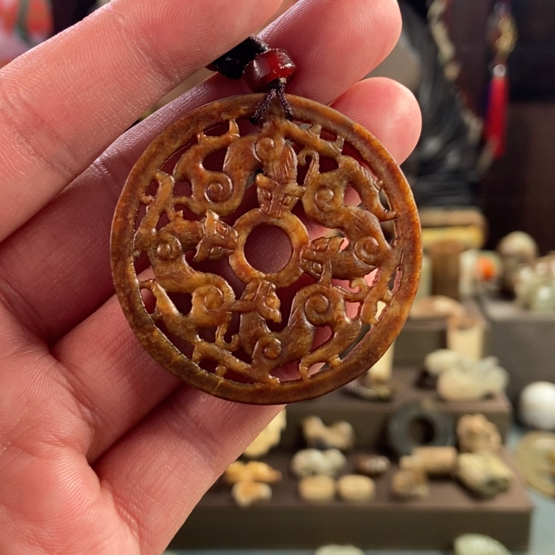 和田玉挂件未镶嵌庄*