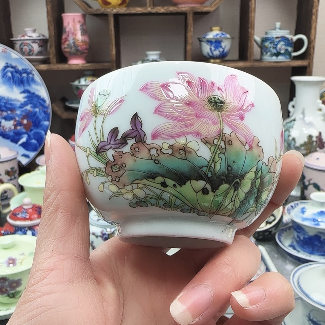 杯子陶景德镇瓷器5674