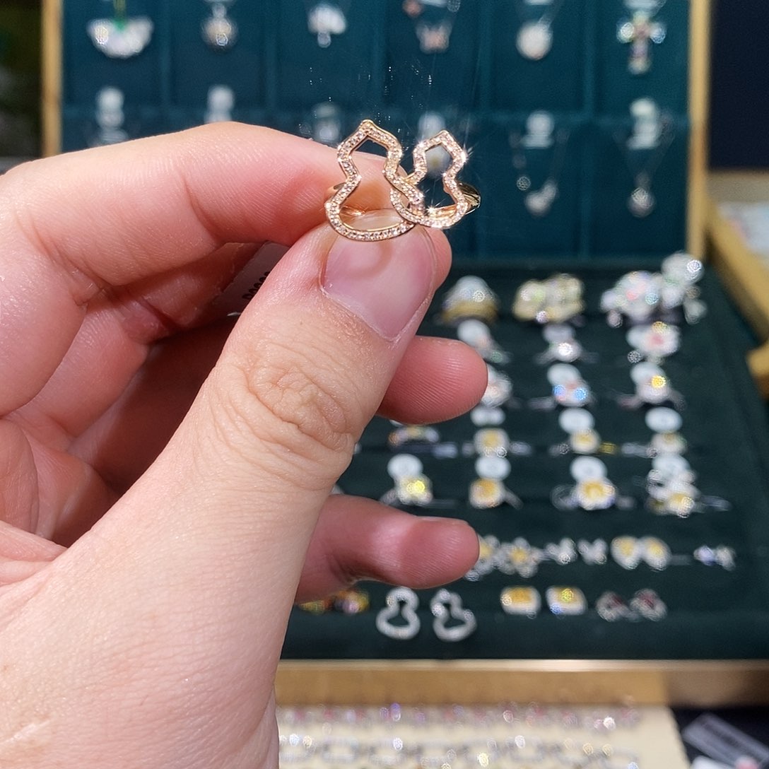 钻石戒指/指环18K金镶嵌戒指