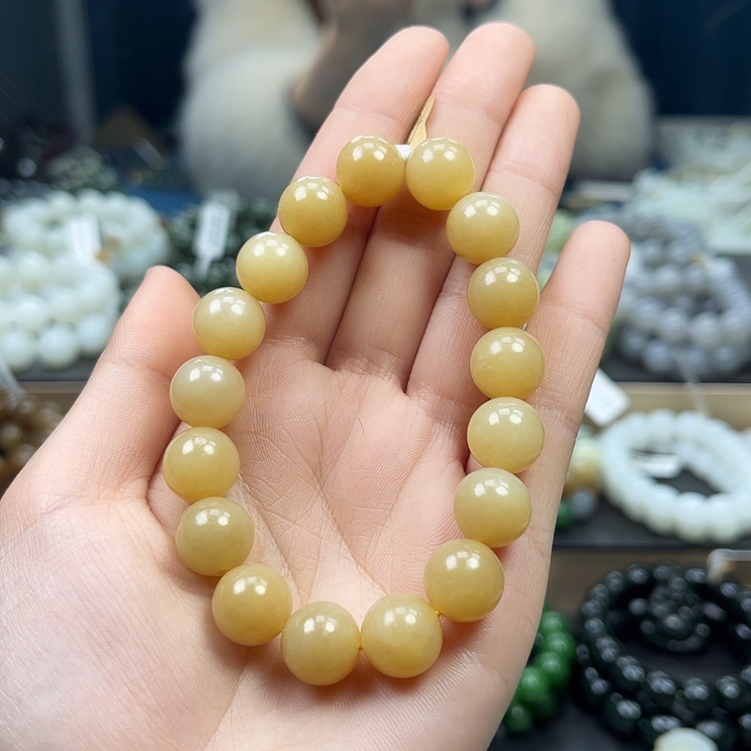 和田玉手链未镶嵌