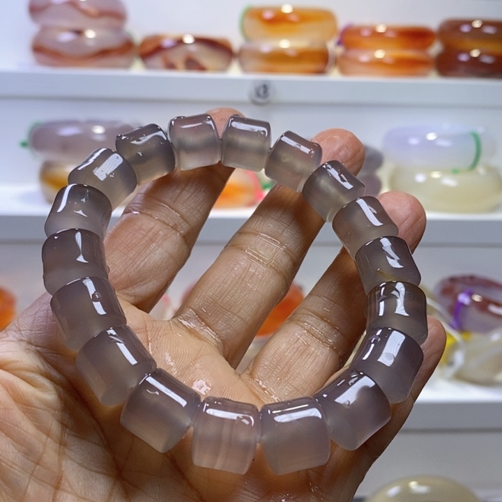 玛瑙/玉髓手链未镶嵌