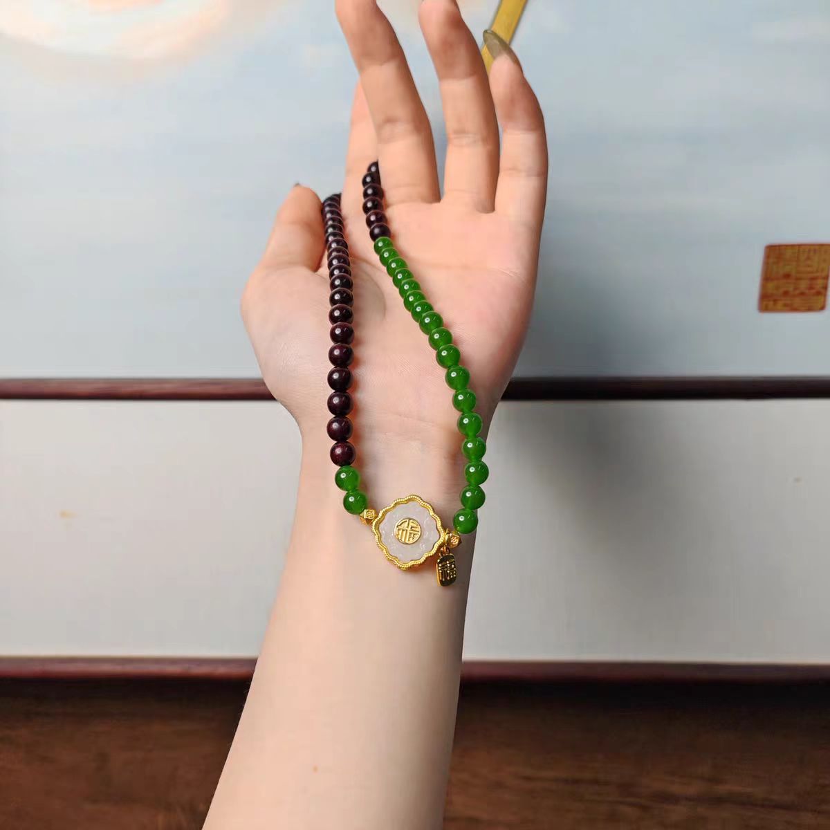  小叶紫檀 文玩手串 S-0343