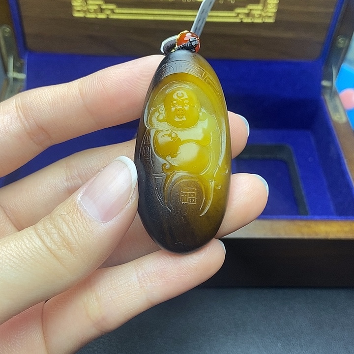 和田玉挂件未镶嵌山**昭N