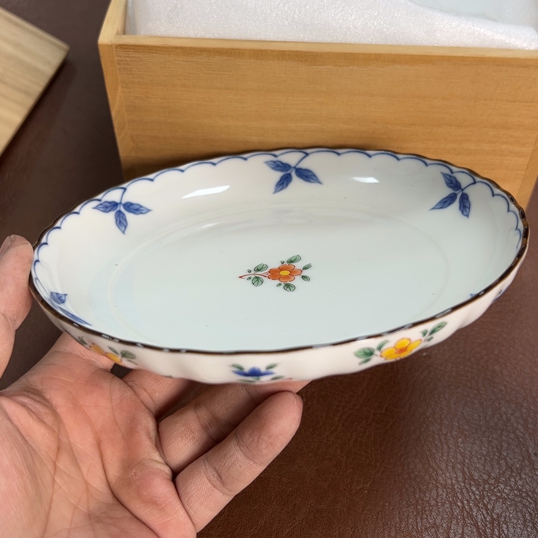 陶瓷橘吉五只原盒