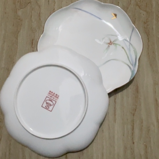 瓷片陶瓷陶瓷8英寸浅窝2个