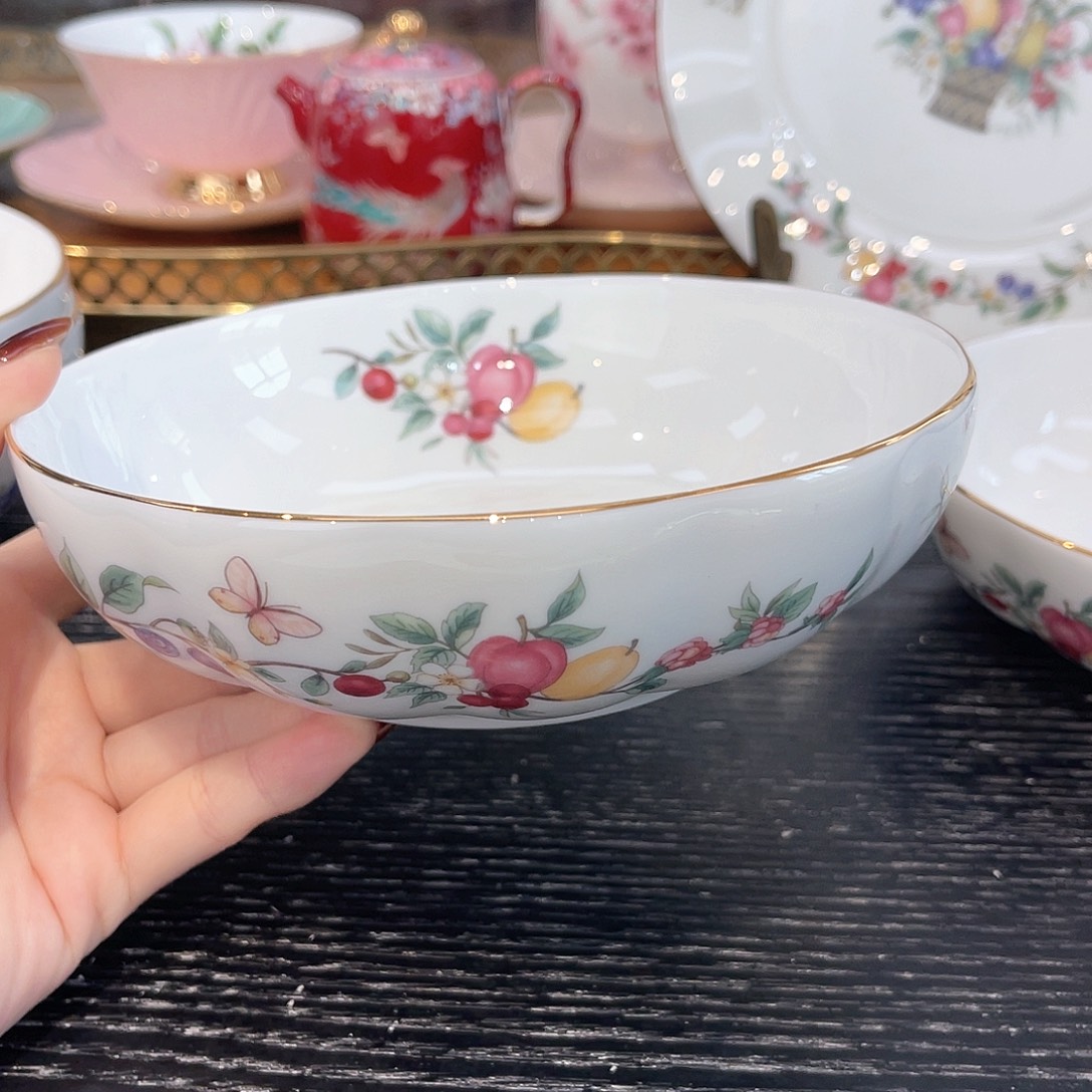 骨瓷6寸浅碗///////