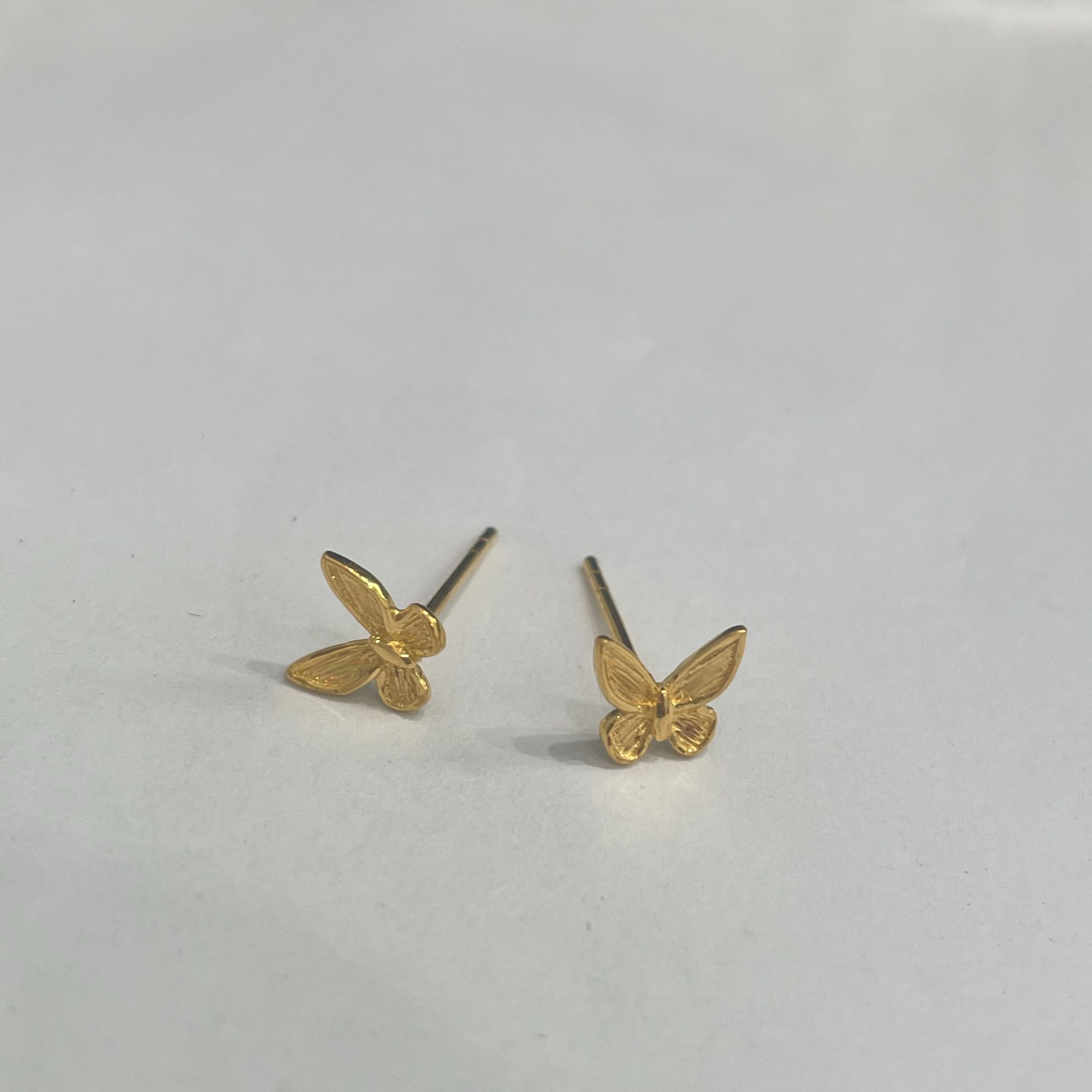 CBAI/菜百AL 足金耳钉 足金