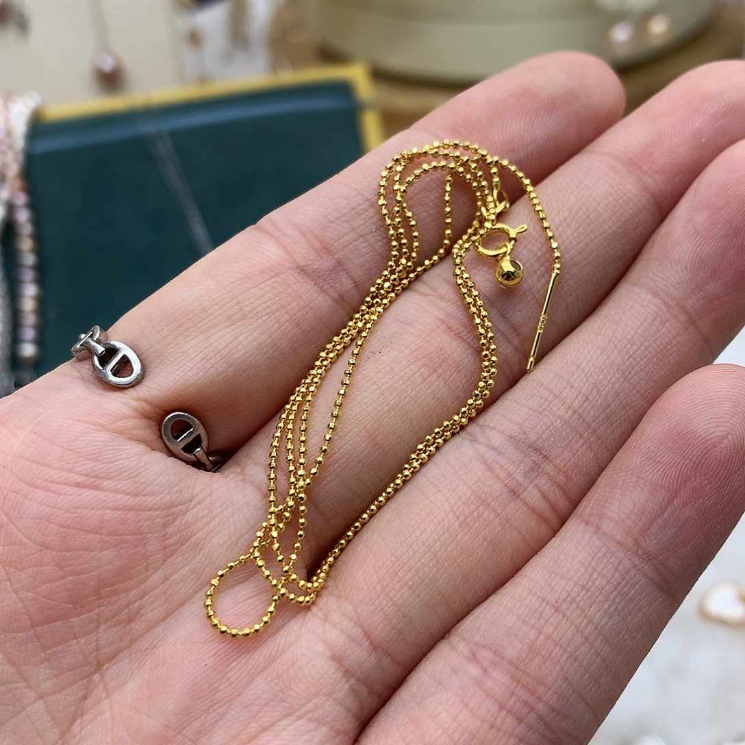 银S925镶嵌颈饰淡水珍珠配件价格