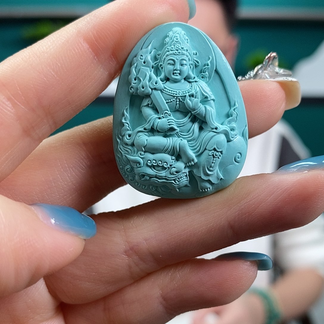 绿松石珠宝奇石未镶嵌