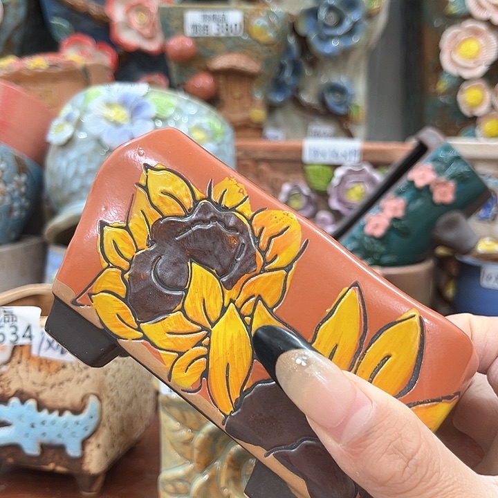 红陶粗陶花盆粗陶花盆