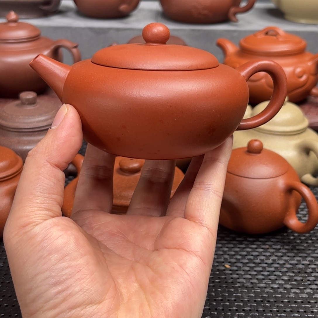 紫砂茶壶丛**人紫砂紫砂小红泥