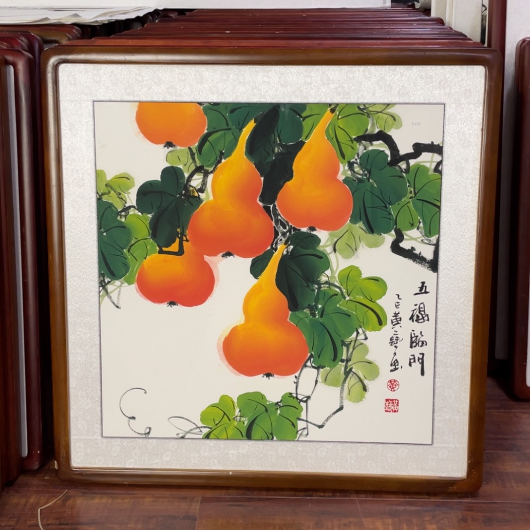 国画带框尺寸63*63厘米