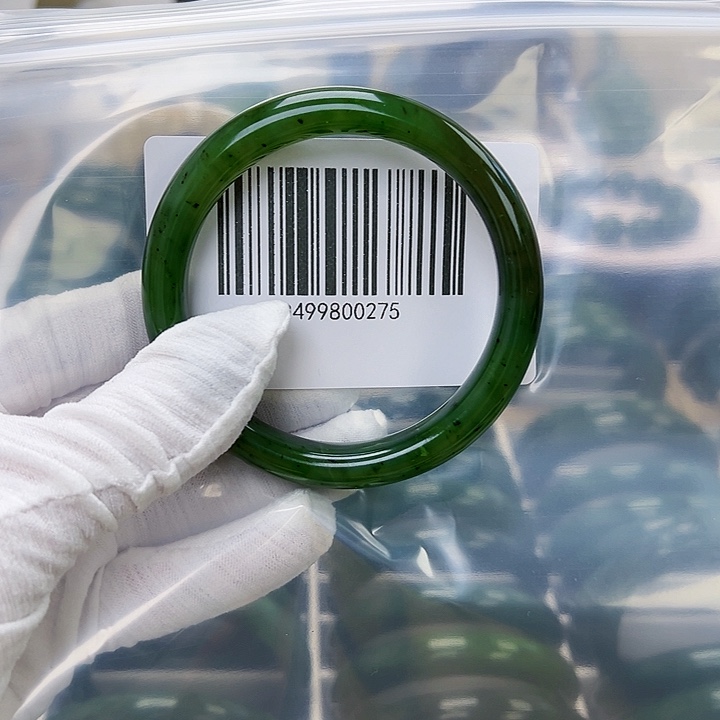 和田玉未镶嵌手镯包容5859