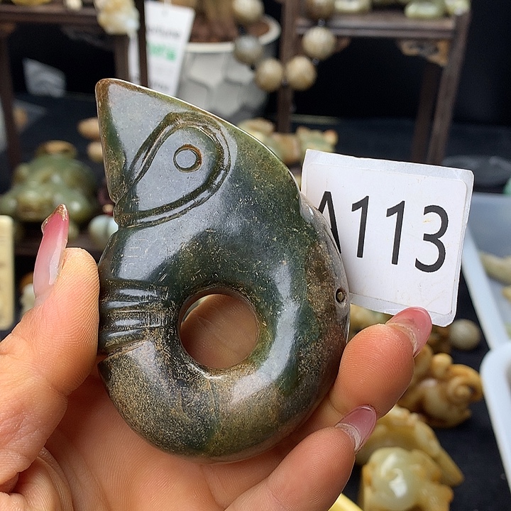 和田玉银S925镀金镶嵌颈饰