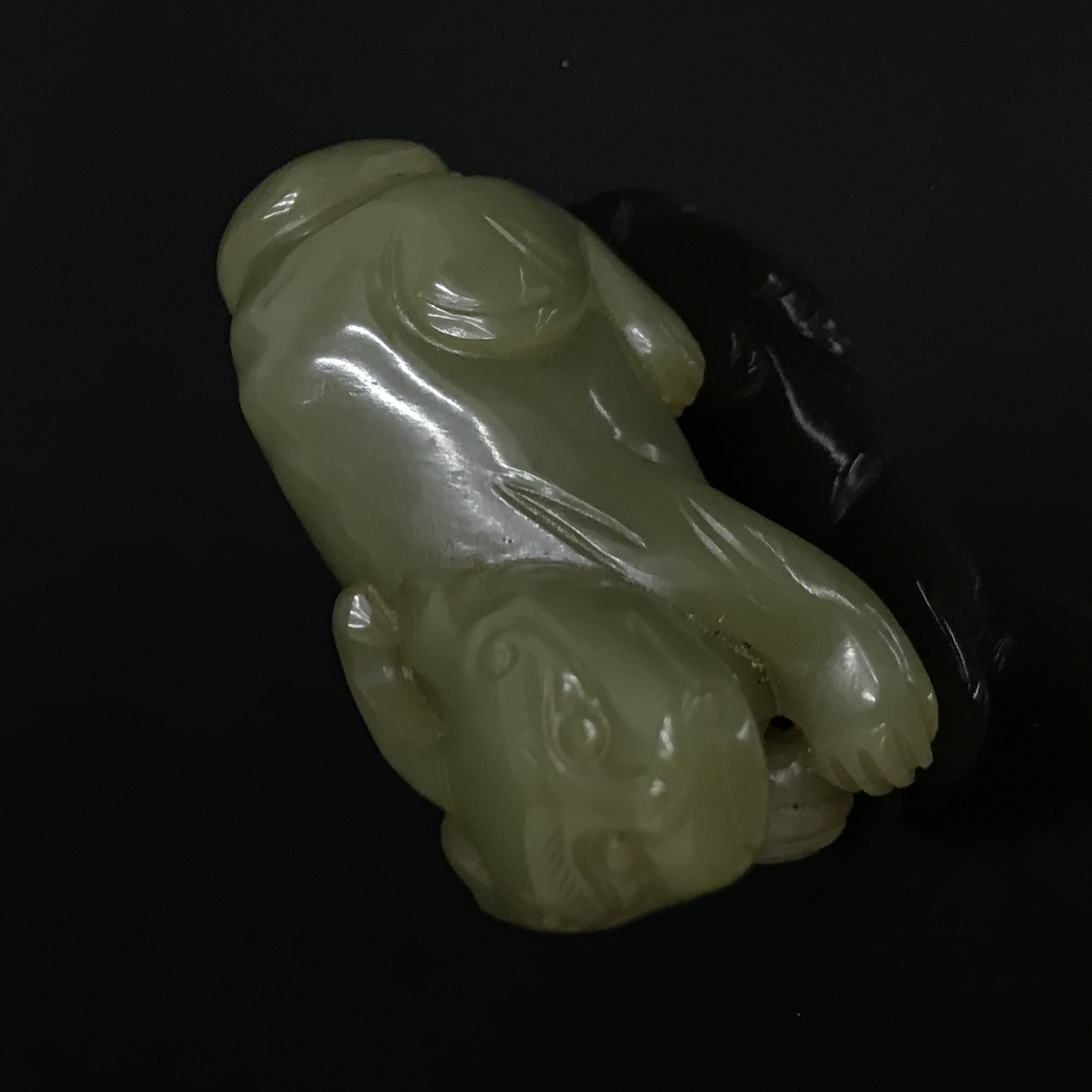 清中期和田黄玉瑞兽/532517/收藏/传承/【友谊文物商店】