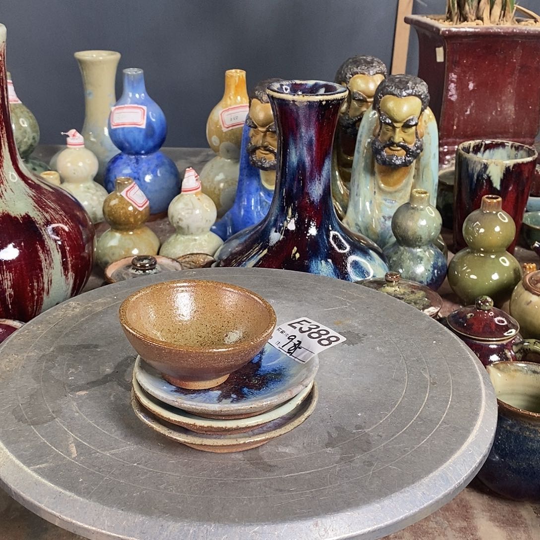 9***5彩名窑紫砂388。   