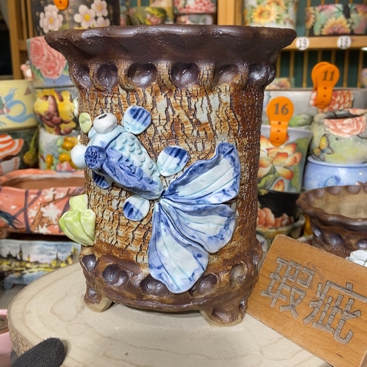 红陶景德镇艺术手绘作品