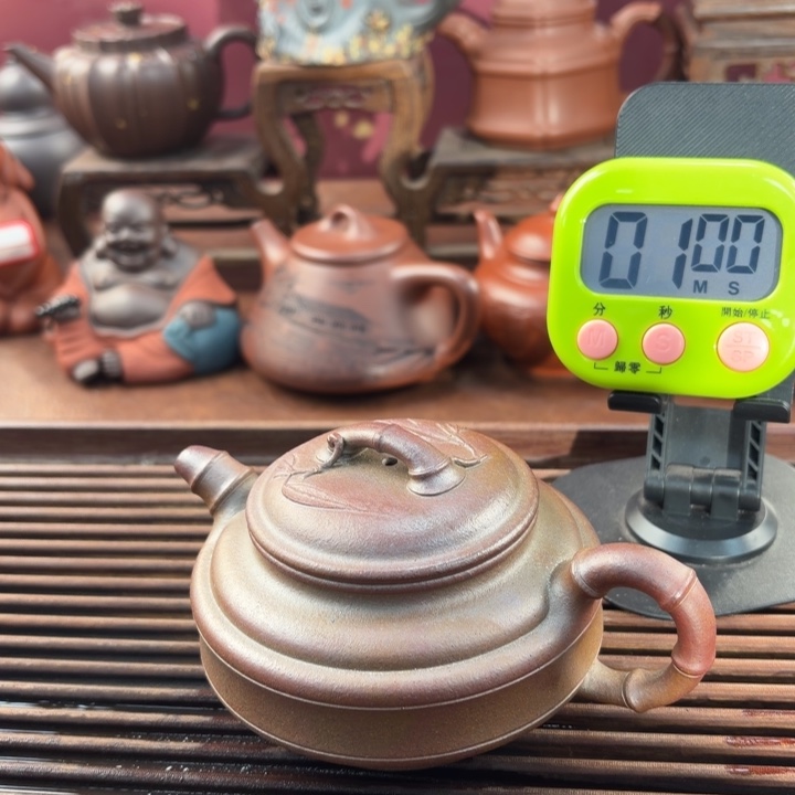 荷***韵茶壶紫砂宜兴原矿桃花泥