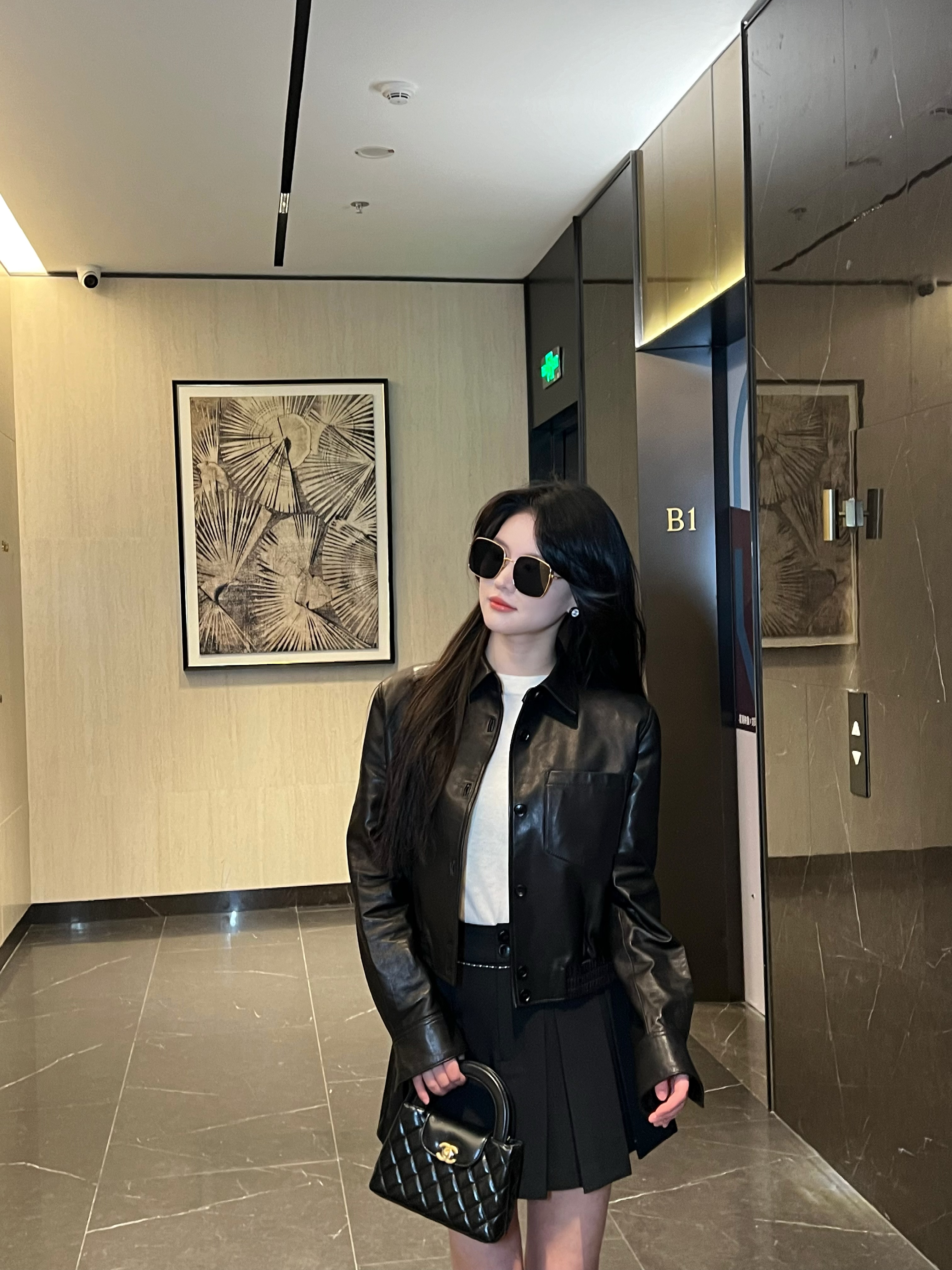 【BAGALIO】重磅进口绵羊皮收腰皮衣 463