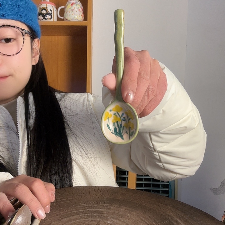 西***兄手捏手绘景德镇陶瓷