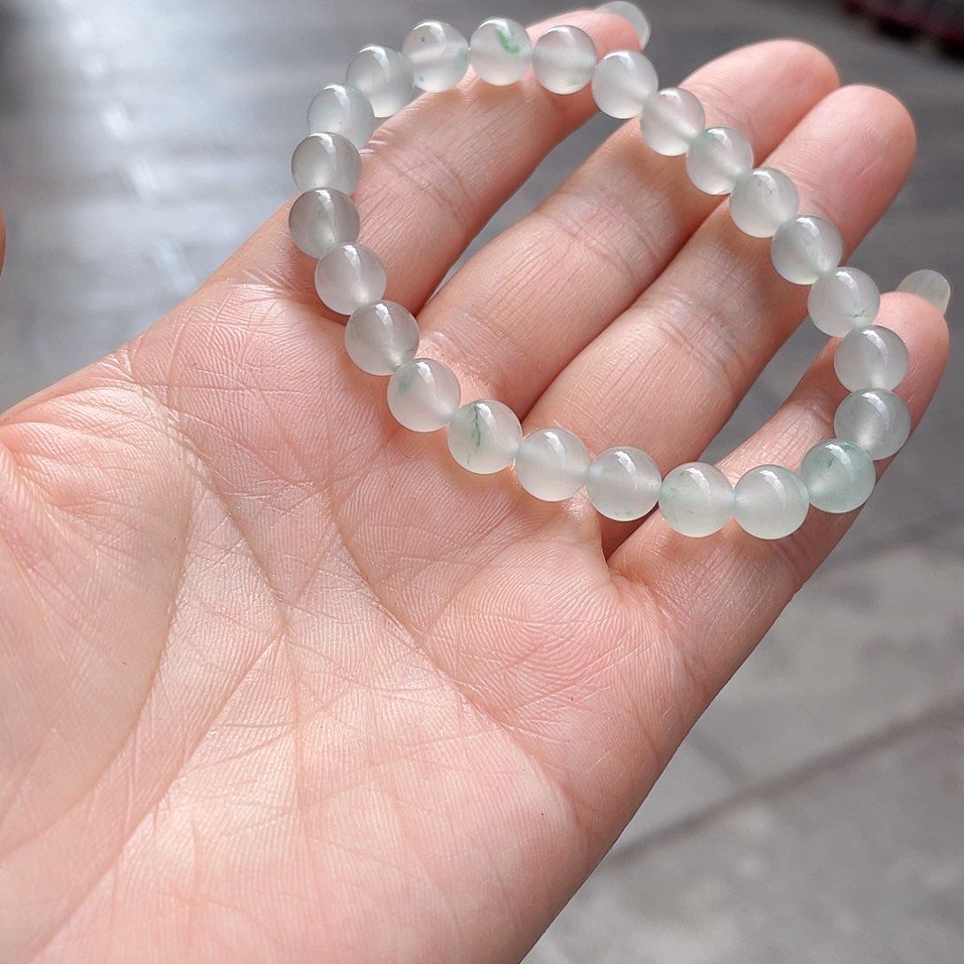 石英质玉手串未镶嵌卡8