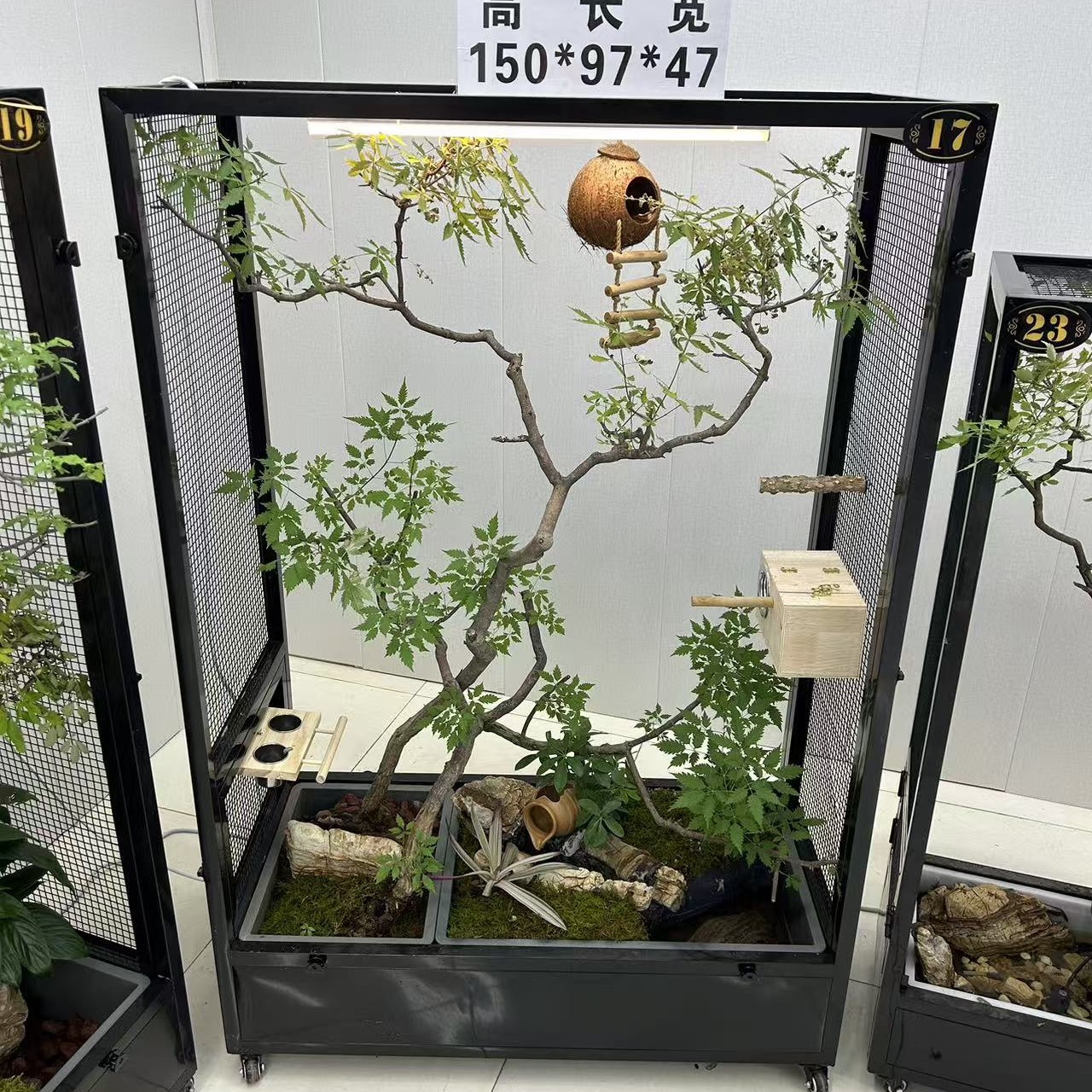 高150长97宽47生态鸟笼