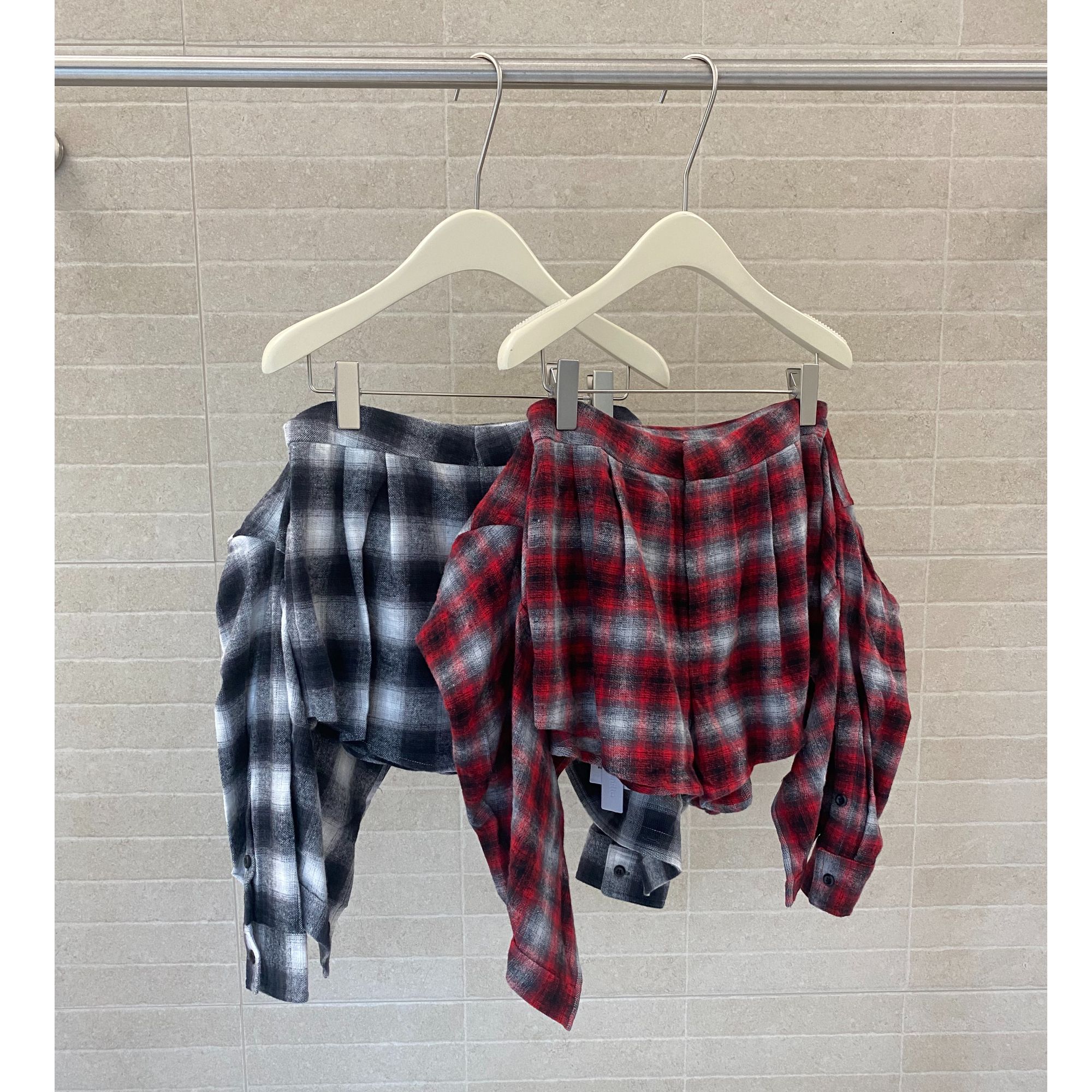 manzanilla 绑带假两件半裙裤25年秋冬YQ25AW130421——1790