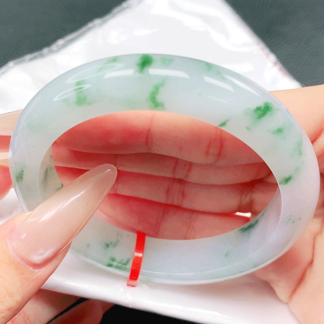 翡翠未镶嵌手镯56