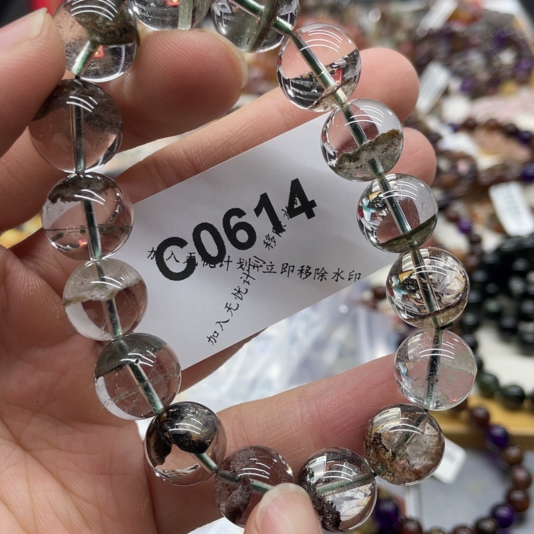 未镶嵌水晶手链天然