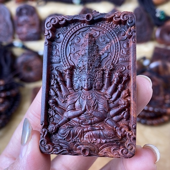 大***海吊坠黄花梨/降香黄檀