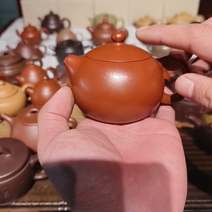 紫砂茶壶孽朱泥西施姐姐你