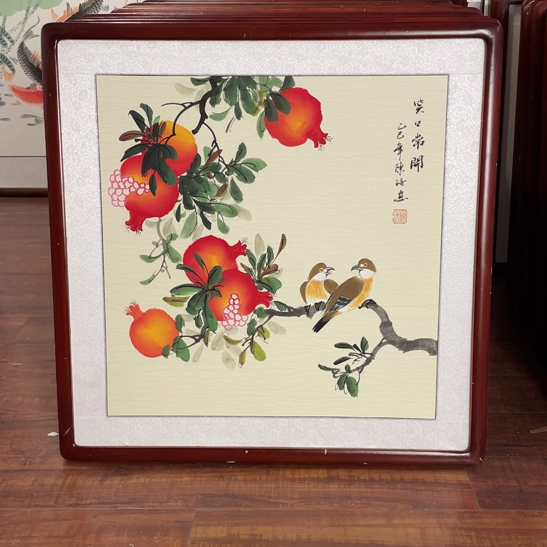 国画带框尺寸63*63厘米