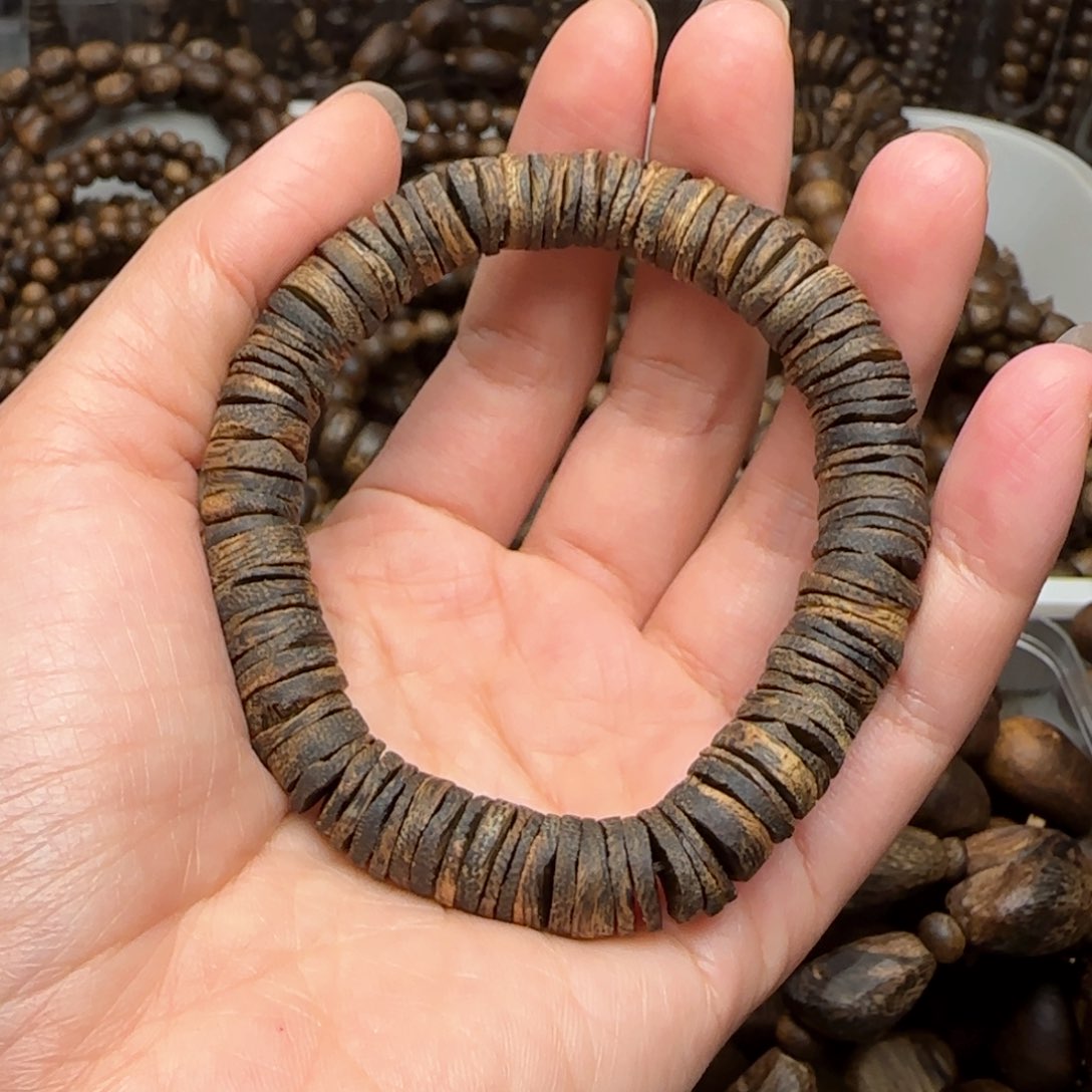 沉香手串单圈1.0规格11克张勺子