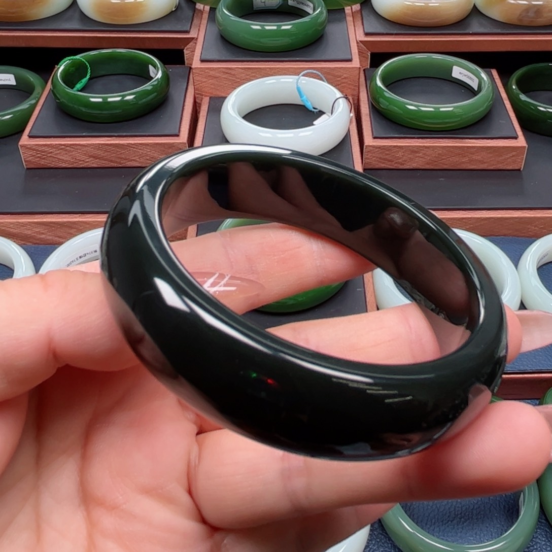 未镶嵌手镯和田玉5859圈口