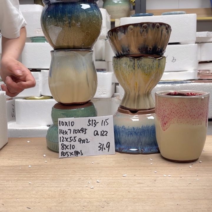 紫砂花盆多肉陶土花盆微瑕115