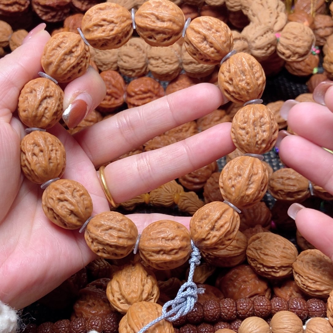 文玩核桃手串小京八棱手串