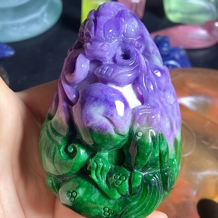 吊坠紫金钵盂菩提