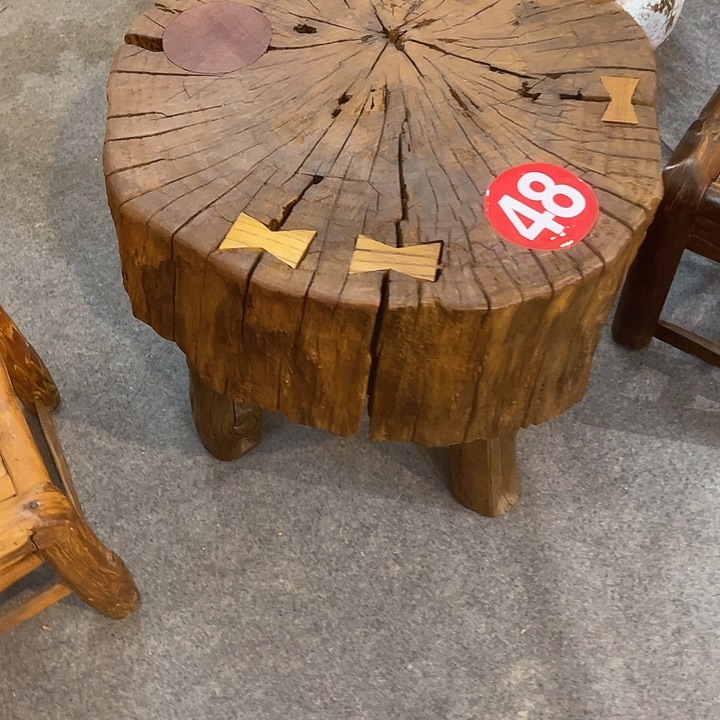 一***葵老木头榆木旮瘩桌子