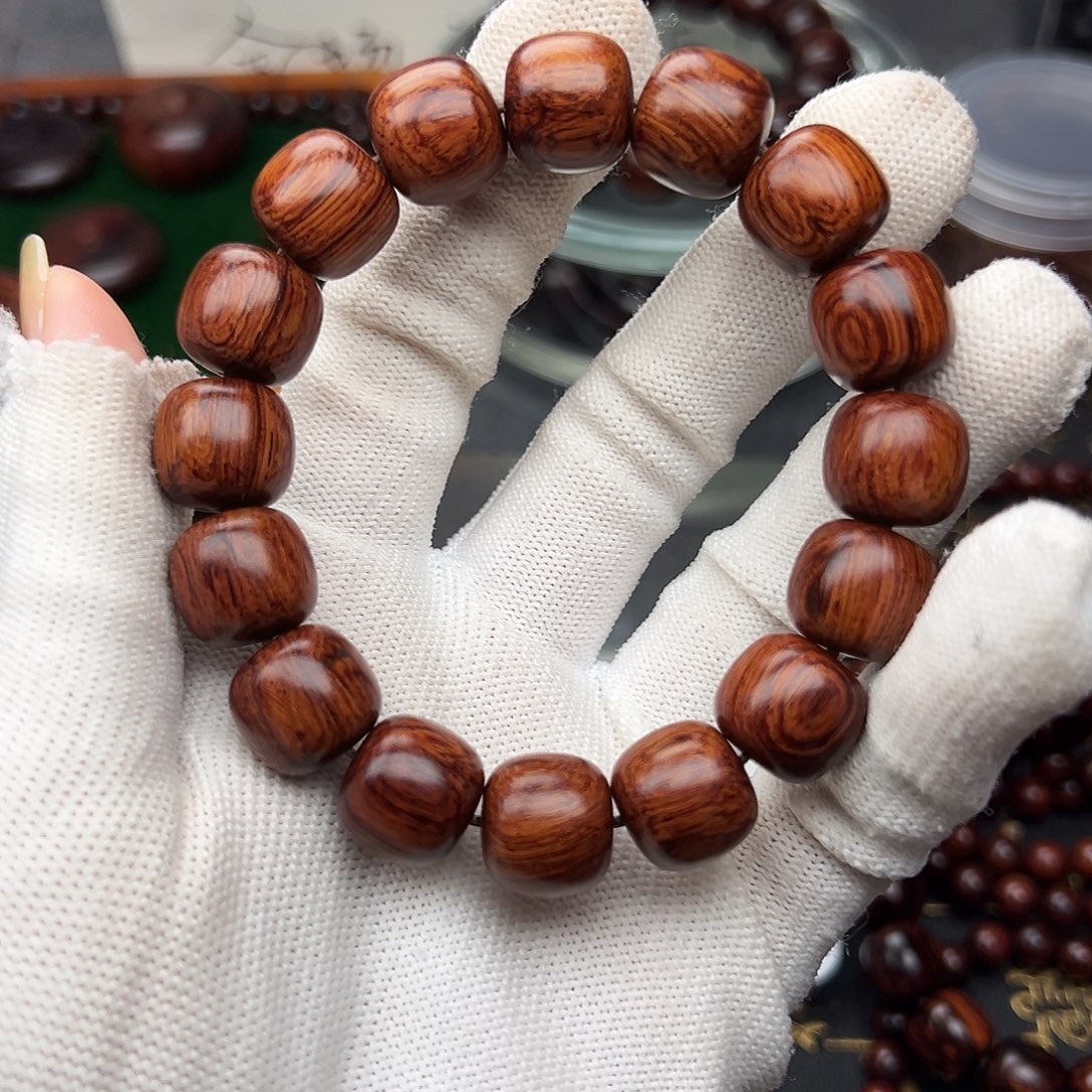 木1314海南红降黑金黄金底满芝麻纹