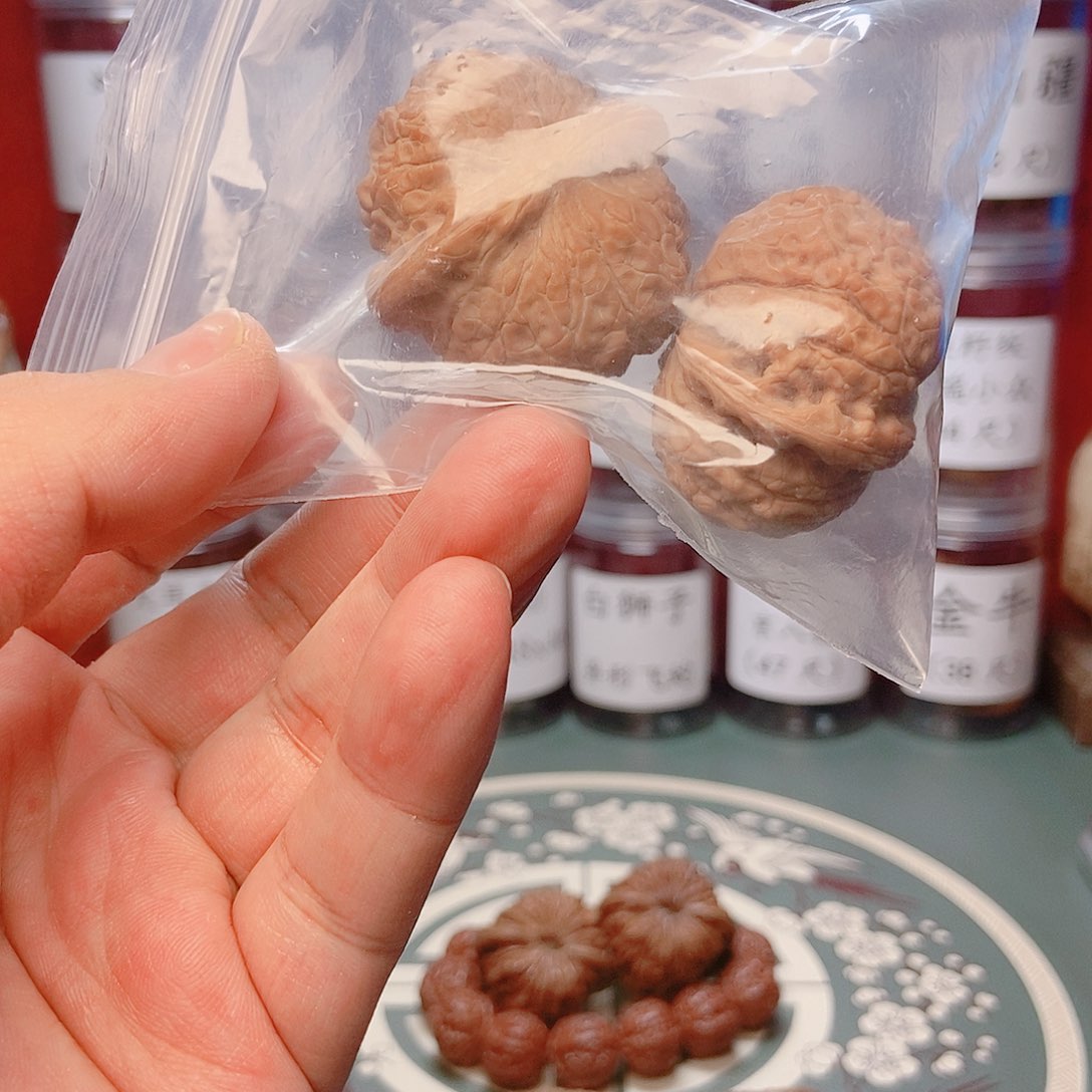 文玩核桃把件一**?39血麒麟