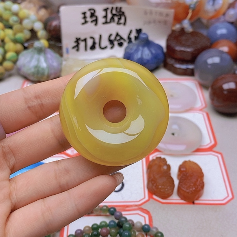 【闪购商品】未镶嵌玛瑙/玉髓珠宝半成品欣*?