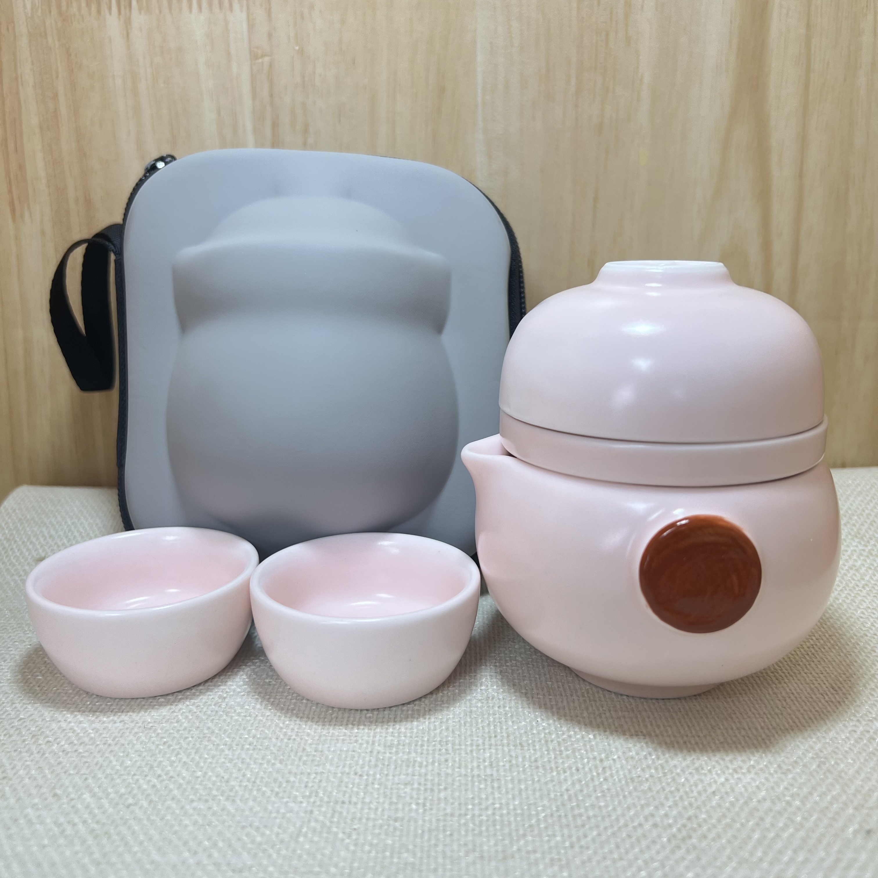 圆满壶【粉汝】一壶3杯C0894