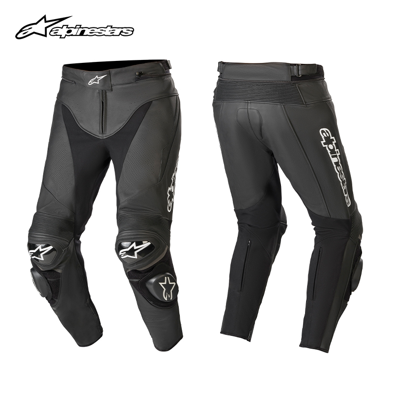 a星alpinestars TRACK V2皮裤摩托车骑行裤赛道防摔机车裤摩托裤