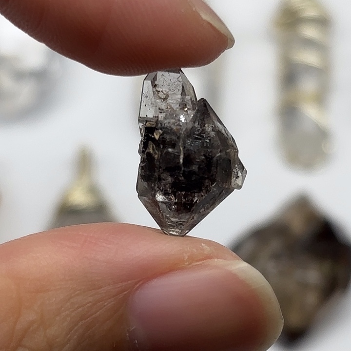 水晶未镶嵌颈饰共生闪灵钻19mm+