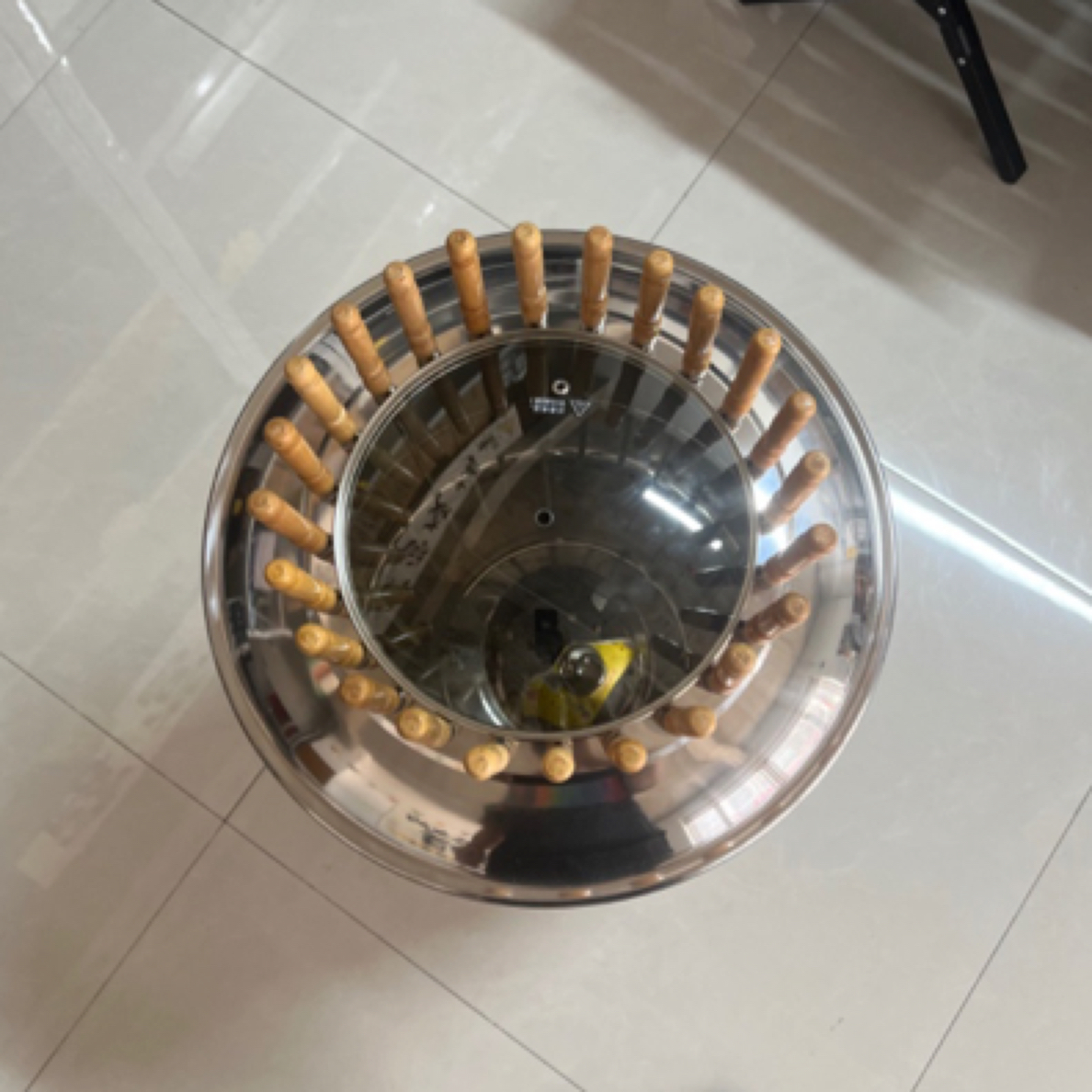 吊炉不锈钢烧烤炉高46cm直径46cm