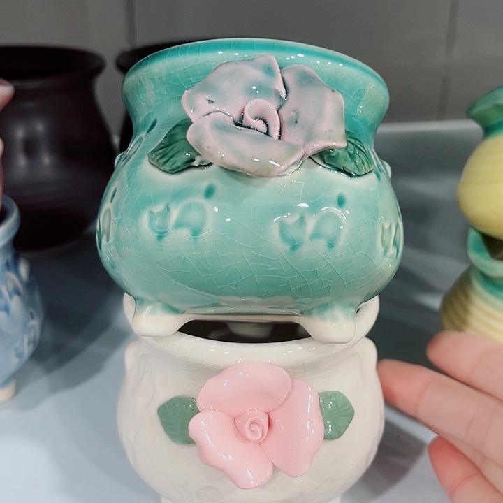 多肉陶瓷花盆满10元包邮